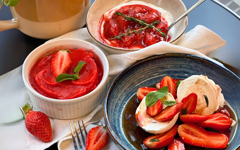 3 idées gourmandes et originales pour cuisiner la fraise