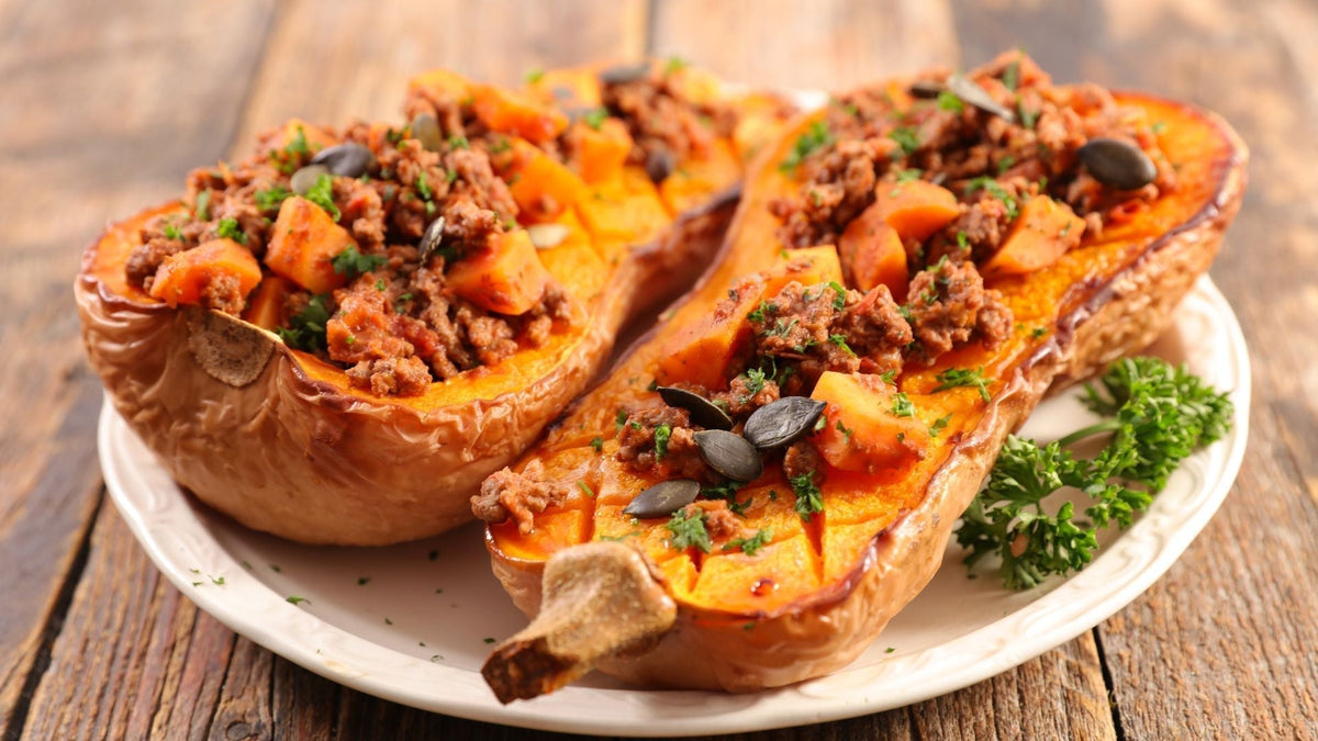 Recette de courge butternut farcie