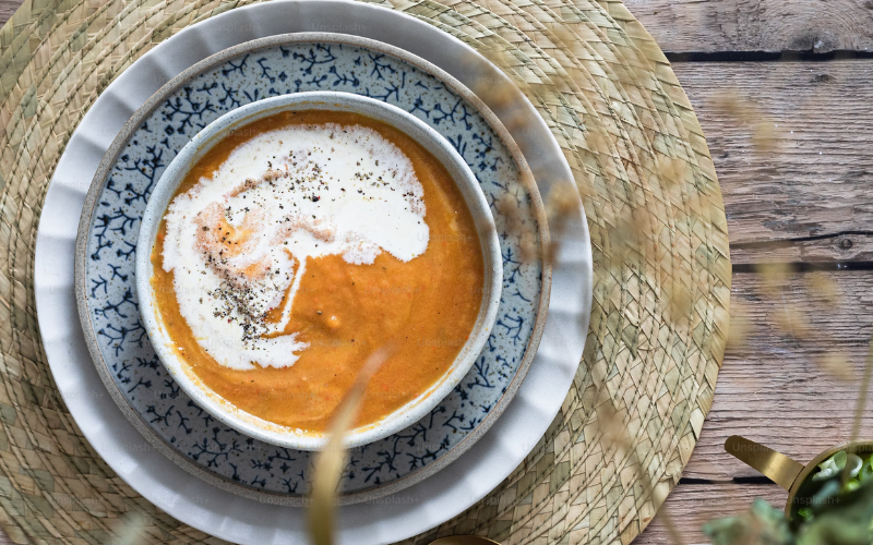Recette velouté de patate douce