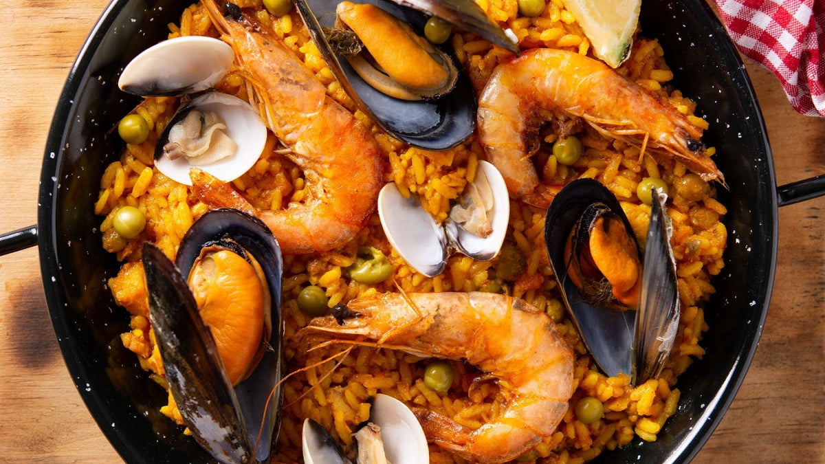 Recette de paëlla aux fruits de mer