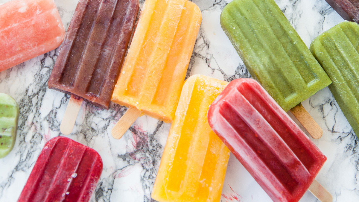Glace à l'eau et aux fruits