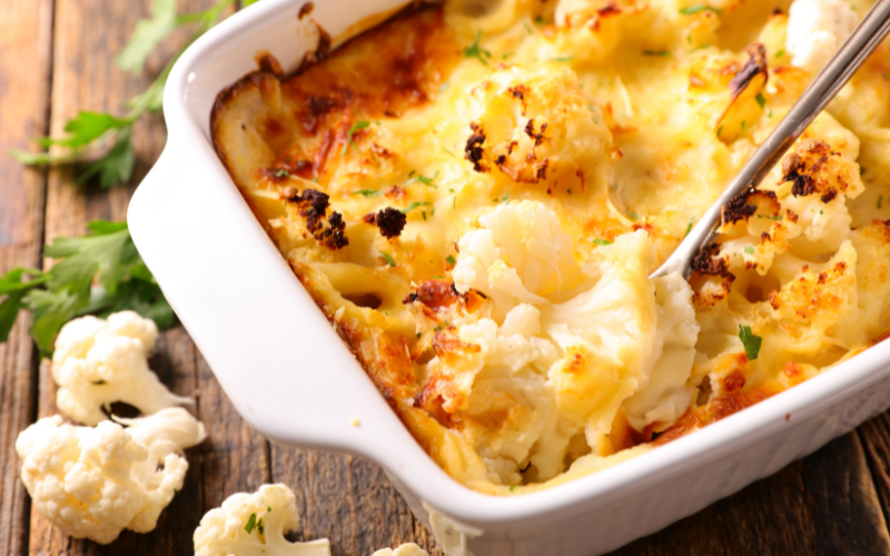 Recette gratin de chou fleur