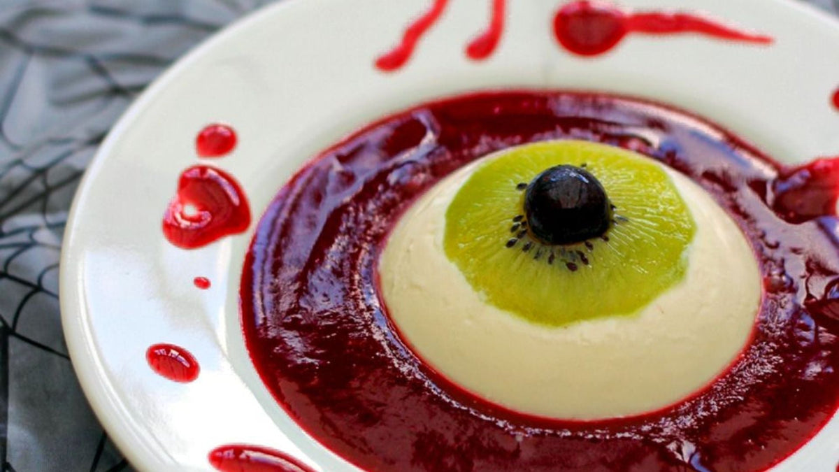 Recette panna cotta halloween