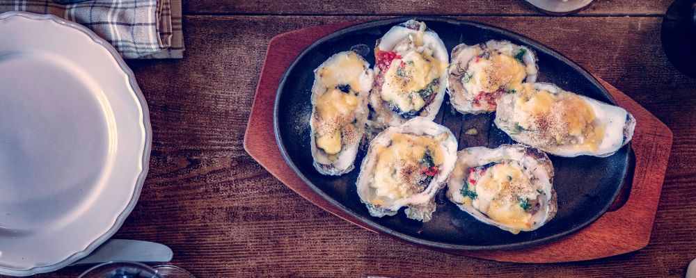 Recette huîtres gratinées au champagne