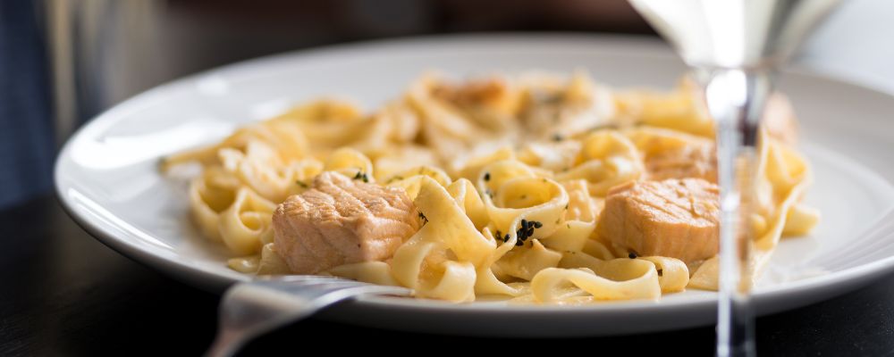 Recette des Tagliatelles au saumon