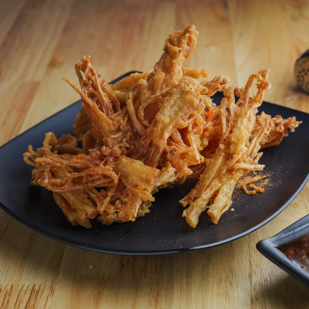Recette tempura d'enoki