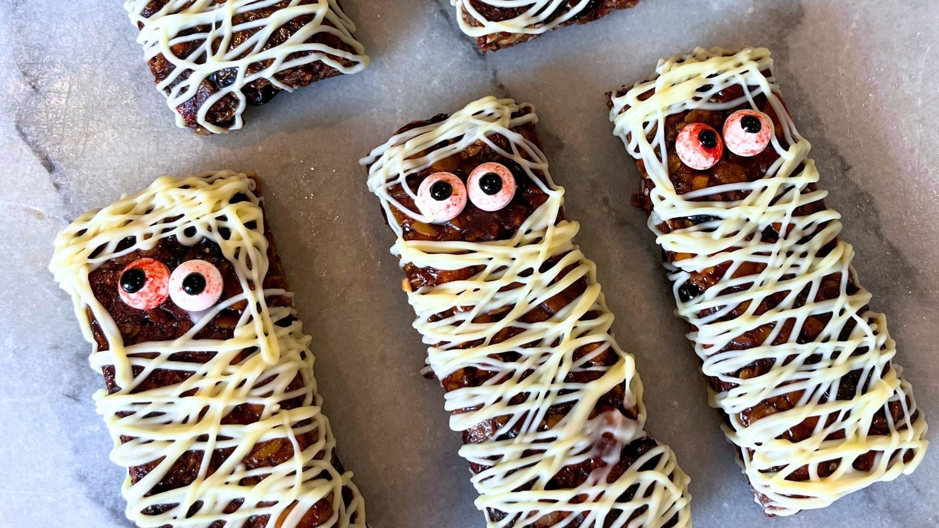 Recette barres granola d'Halloween