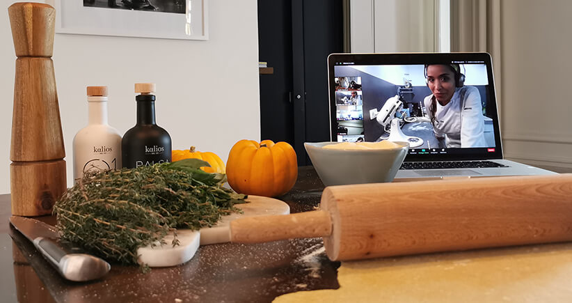 Suivre un cours de cuisine en visio