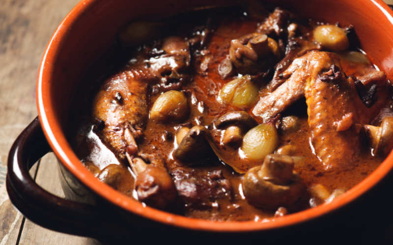 Recette coq au vin