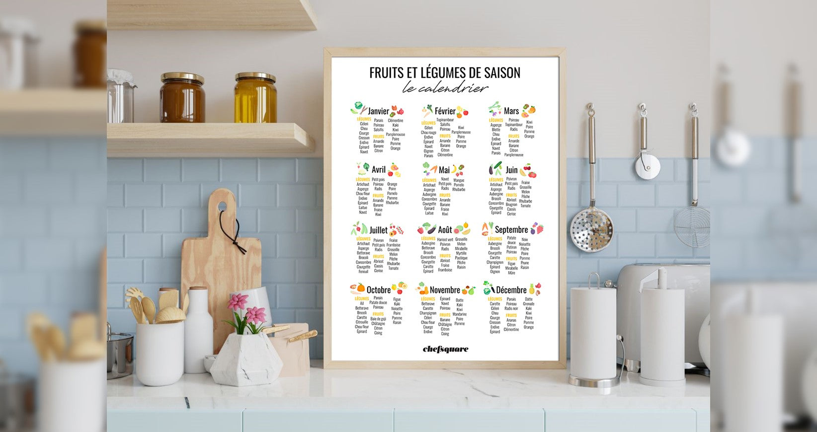 Almanach des fruits et légumes de saison
