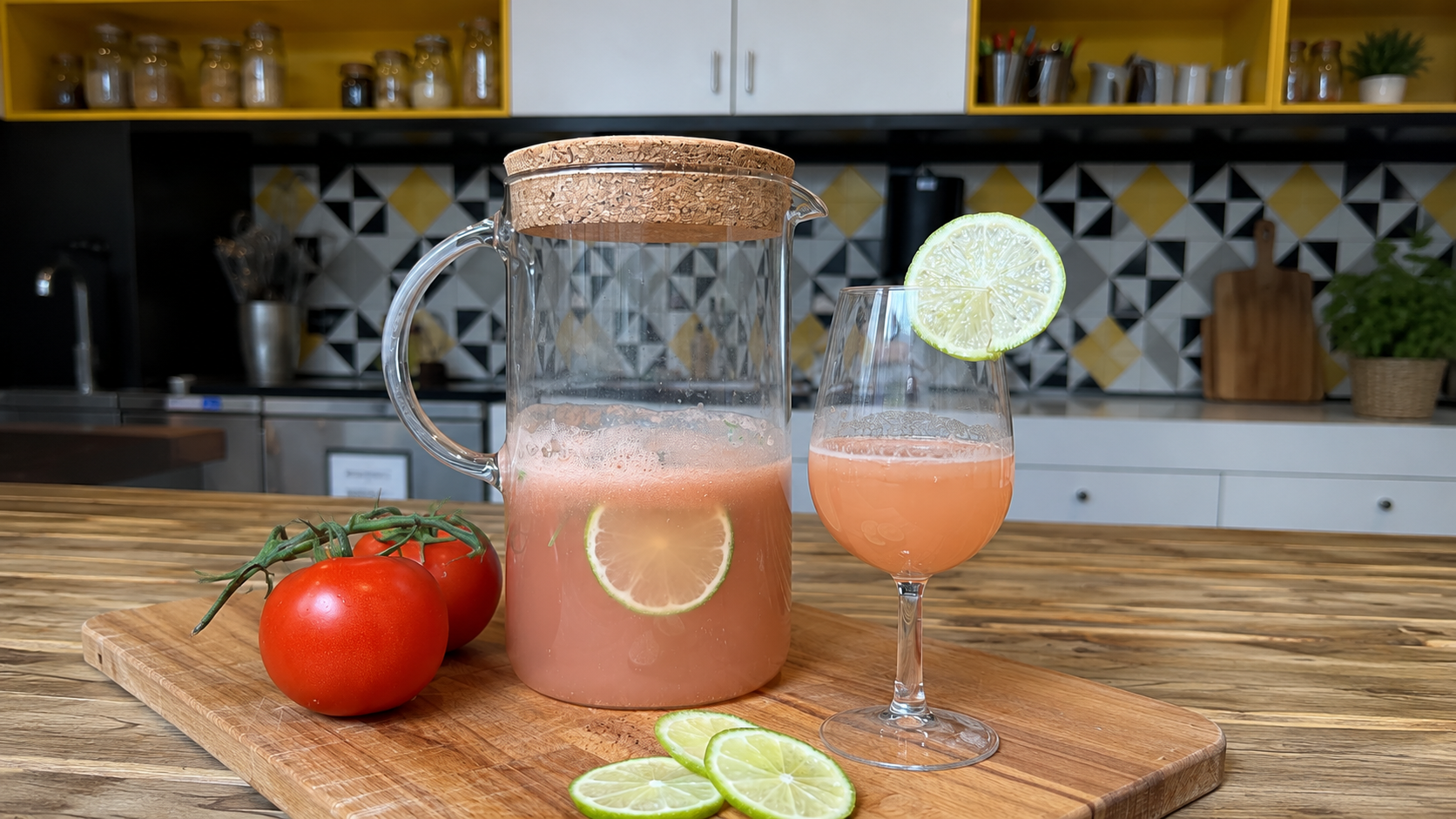 Recette anti gaspi : eau de tomate au basilic