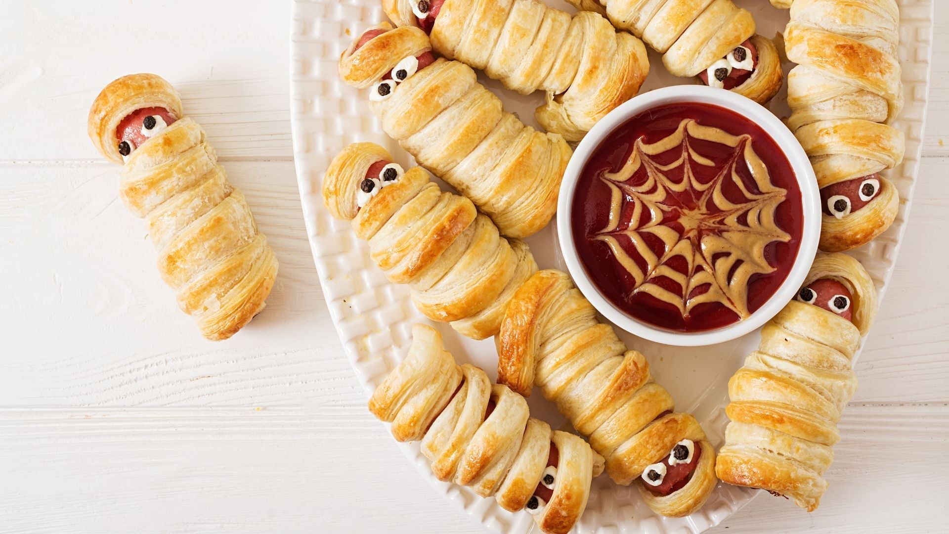Recette feuilletés saucisse d'Halloween