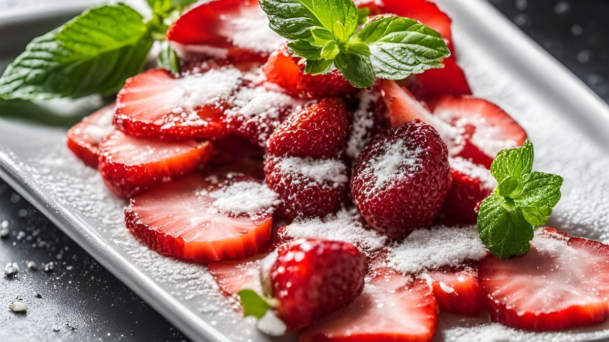 Recette carpaccio de fraises
