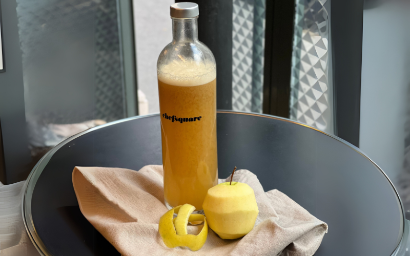 Recette vinaigre aux épluchures de pommes