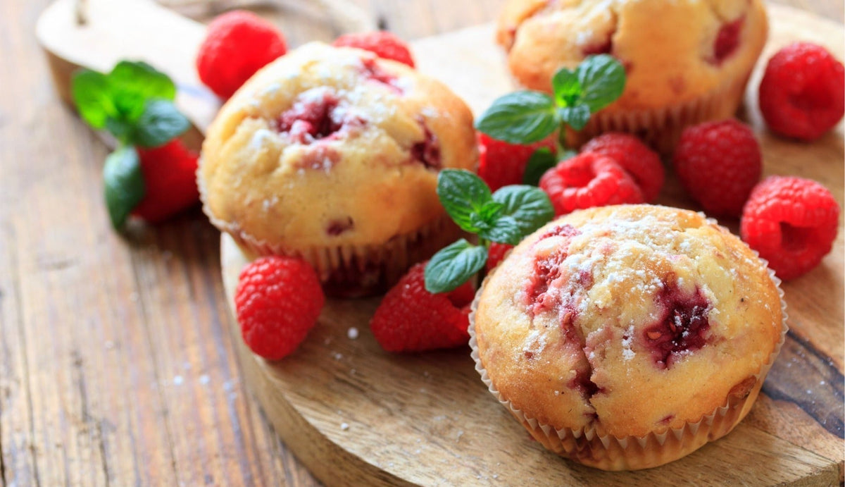 Recette muffins aux framboises