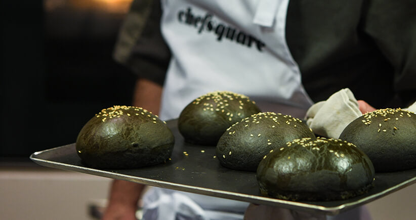 Recette Pain burger au charbon