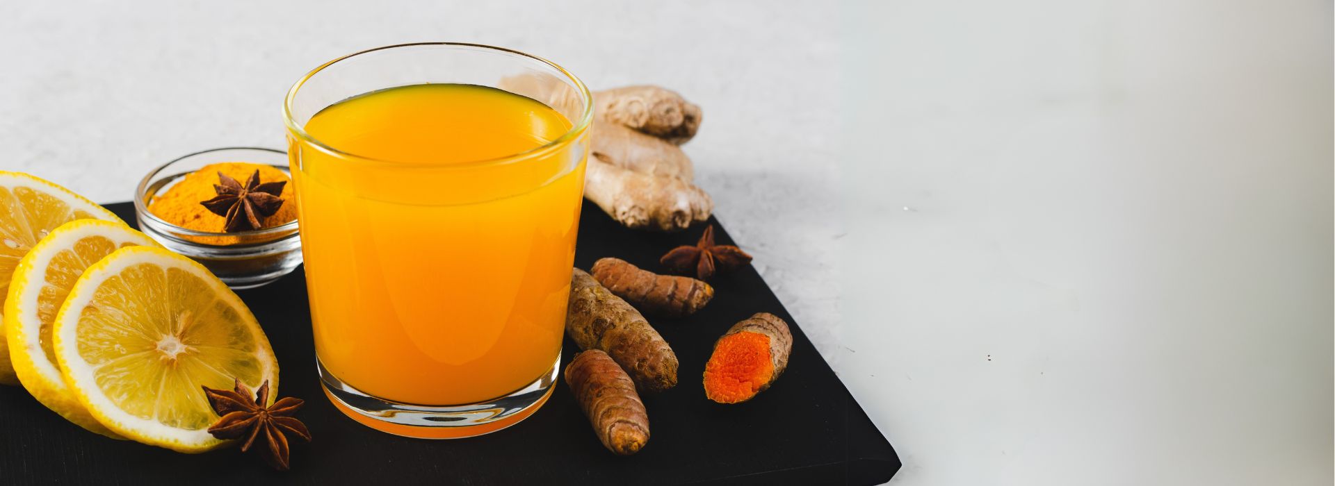 Recette shoot vitaminé curcuma gingembre