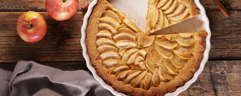 Recette tarte aux pommes vegan
