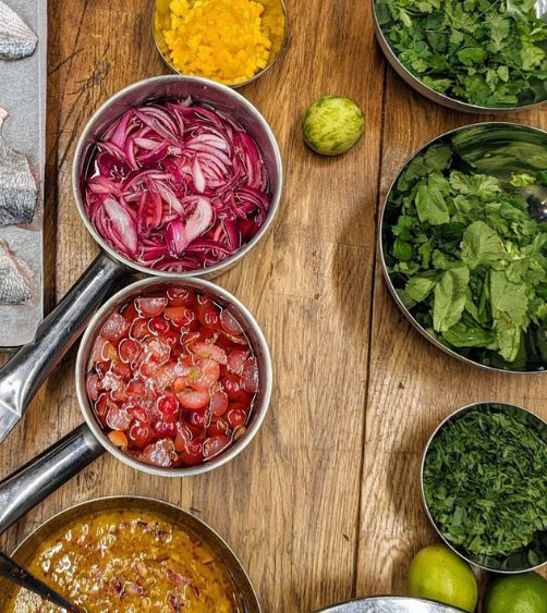 Cours de technique culinaire : Marinades et condiments à Lyon