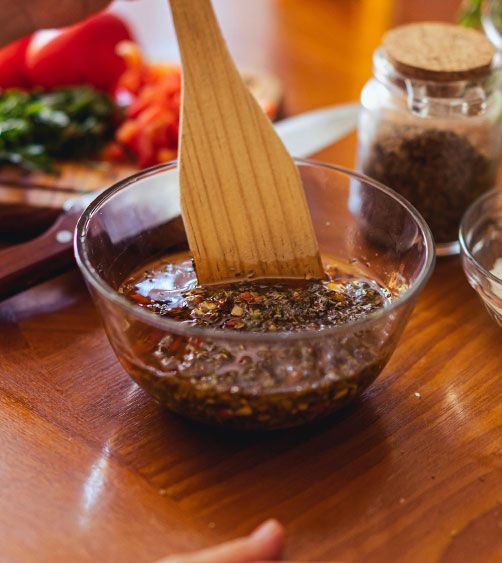 Cours de technique culinaire : Marinades et condiments à Lyon