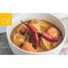 Curry rouge thaï de crevettes - Visio